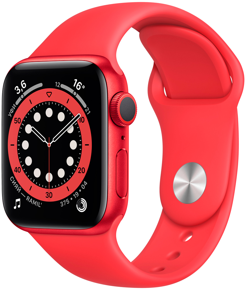 Часы Apple Watch Series 6 GPS 40мм корпус из алюминия красный +