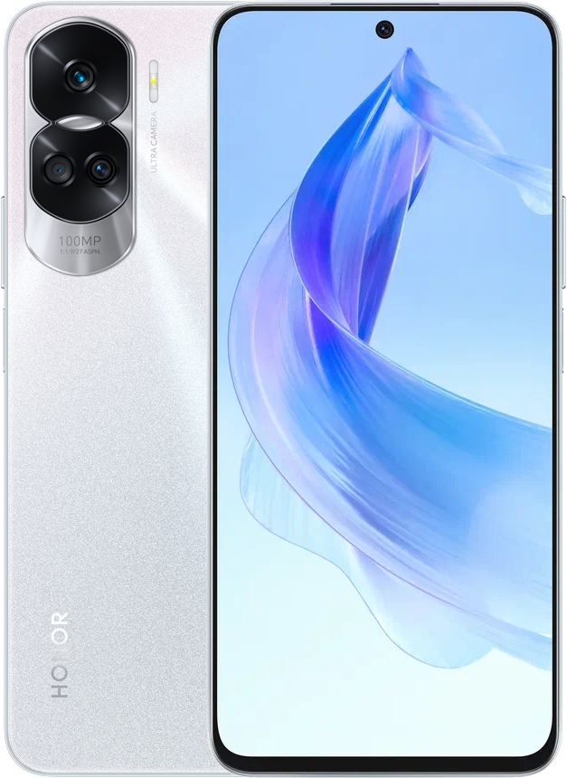 Смартфон HONOR 90 Lite 8/256Gb 5G Титановый серебристый: купить по цене ...