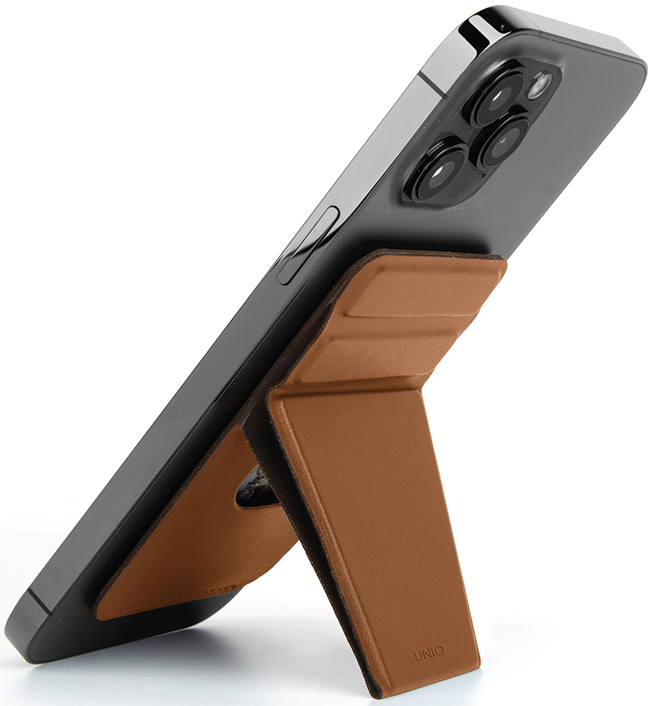 Картхолдер Uniq LYFT с функцией стенда Коричневый технические