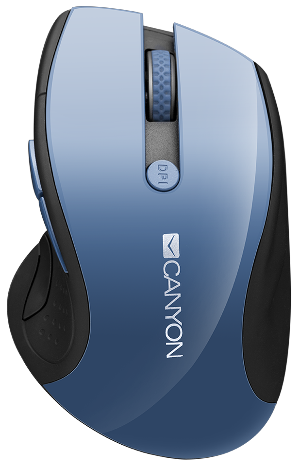 Мышь беспроводная Canyon MW-01 игровая Синяя. Мышь беспроводная Canyon ...