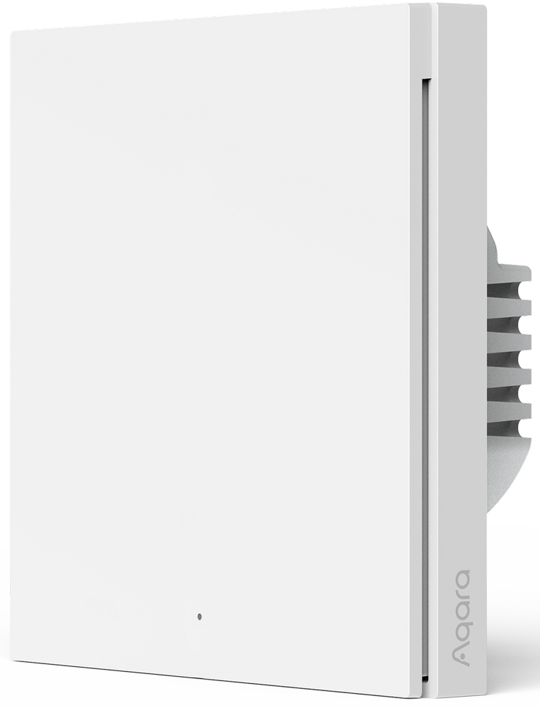 Умный выключатель Aqara Smart Wall Switch H1 EU настенный одноклавишный ...