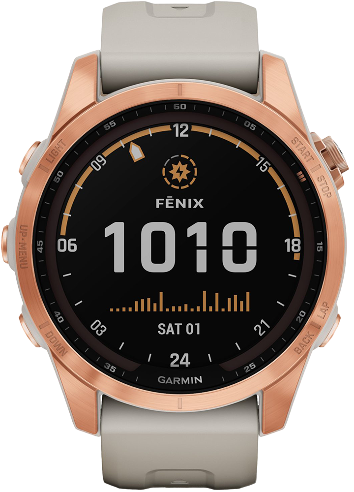 Часы Garmin Fenix 7S Solar Розовое золото: купить по выгодной цене в ...