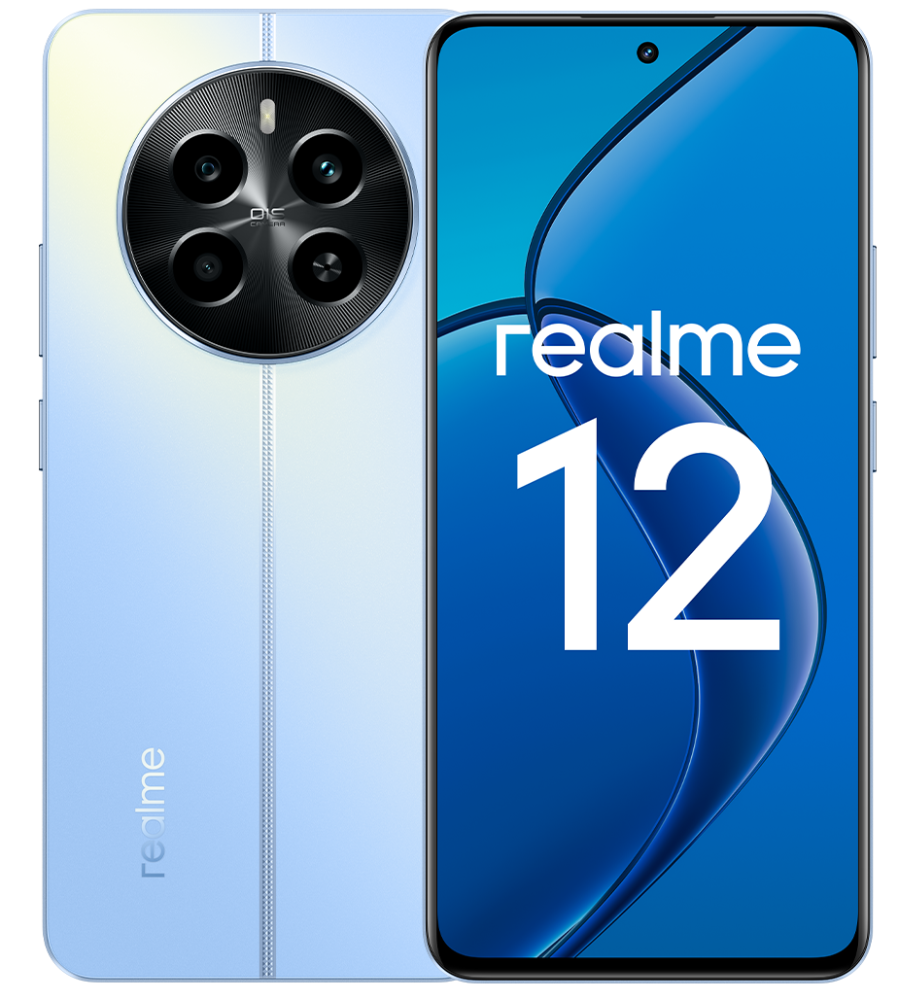 Смартфон realme 12 8/256 Гб Голубой: купить по цене 13 990 рублей в ...