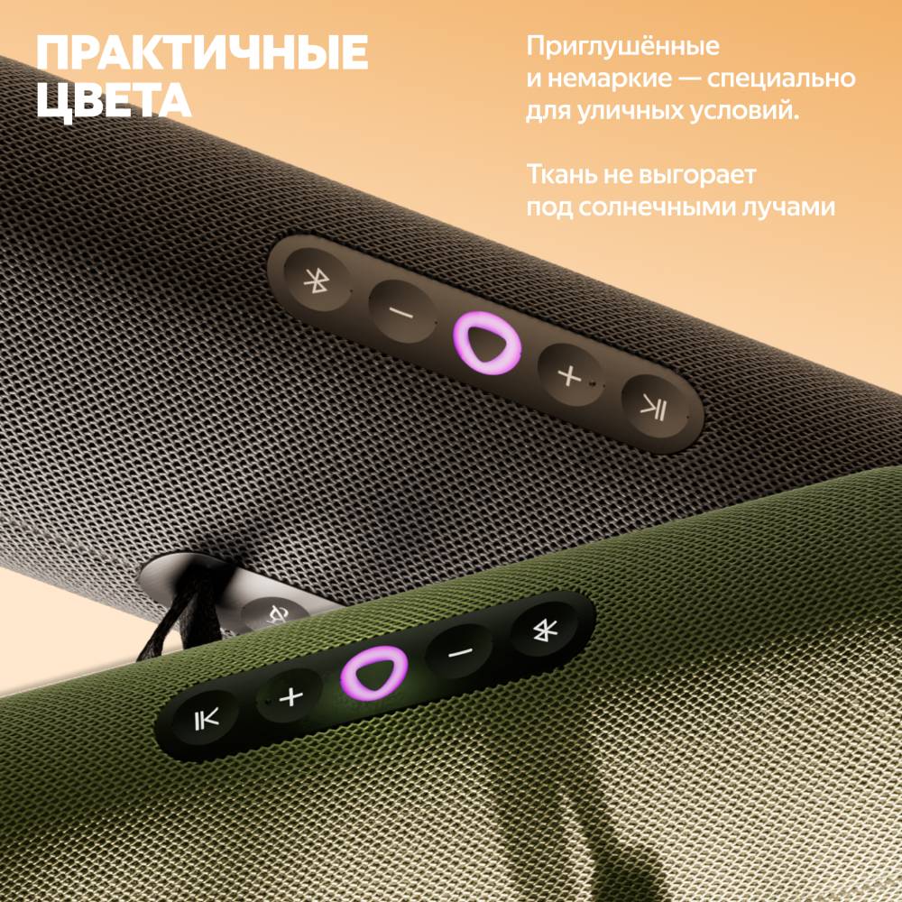 Портативная акустическая система Яндекс Станция Стрит с Алисой Черная ...