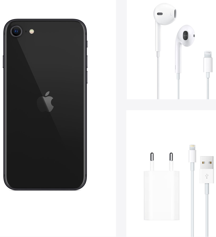 Смартфон Apple iPhone SE 2020 64Gb Black: технические характеристики и  описание – Интернет – магазин МТС