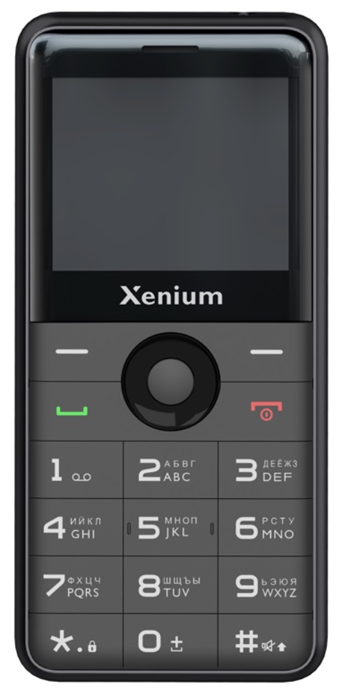 Мобильный телефон Xenium x700 Черный: купить по цене 2 990 рублей в ...