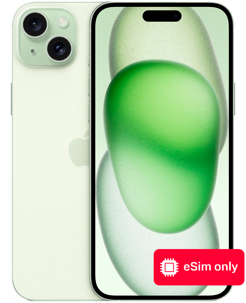 Смартфон Apple Iphone 15 Plus 256gb Esim Only Зеленый купить по цене