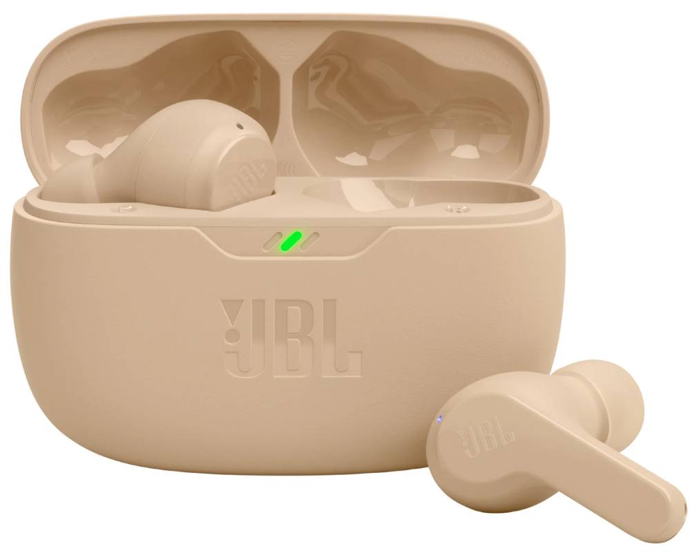 Беспроводные наушники JBL Wave Beam Бежевые: купить по выгодной цене в ...