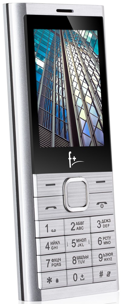 Мобильный телефон F+ B241 silver: купить по цене 1 290 рублей в ...