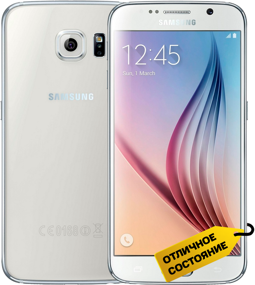 Смартфон Samsung Galaxy S6 DS 3/32Gb Белый «Отличное состояние»:  технические характеристики и описание – Интернет – магазин МТС