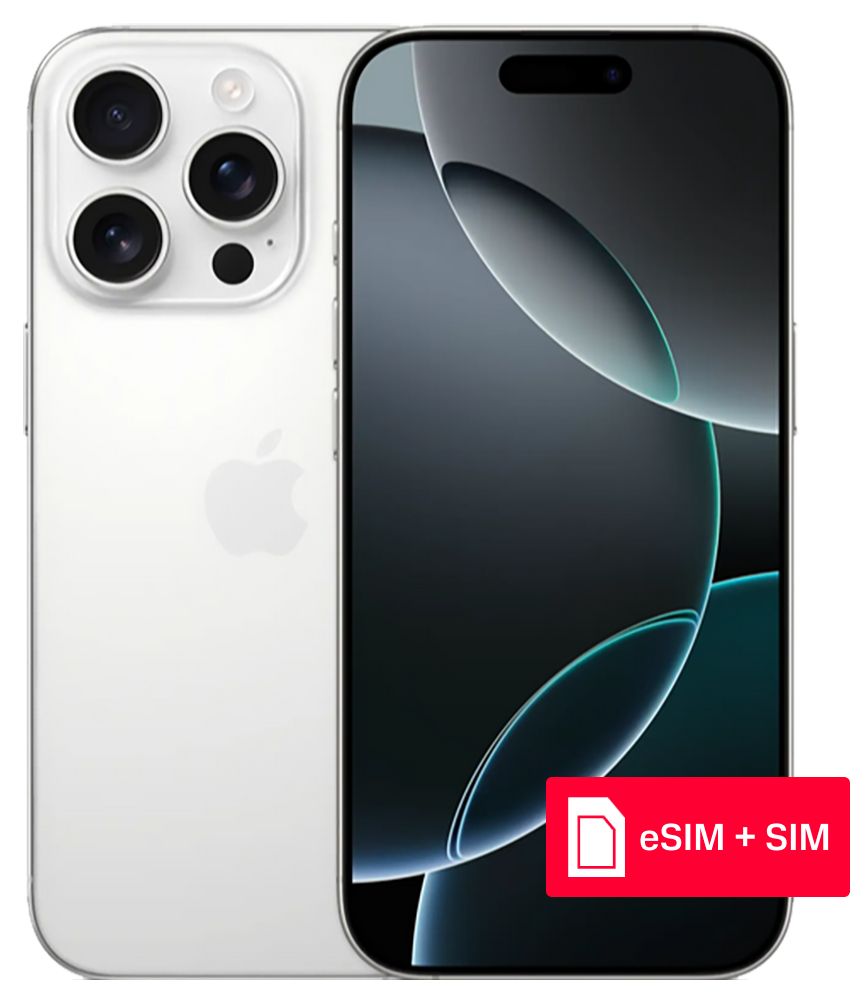 Смартфон Apple iPhone 16 Pro Max 1Tb eSIM + SIM White Titanium: купить ...