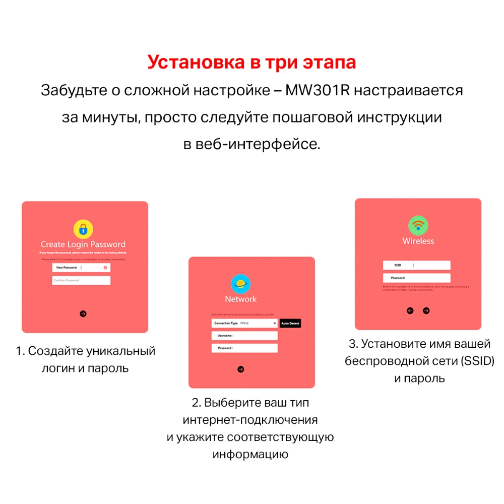 Роутер Mercusys MW301R Wi-Fi Белый: купить по цене 1 090 рублей в интернет  магазине МТС