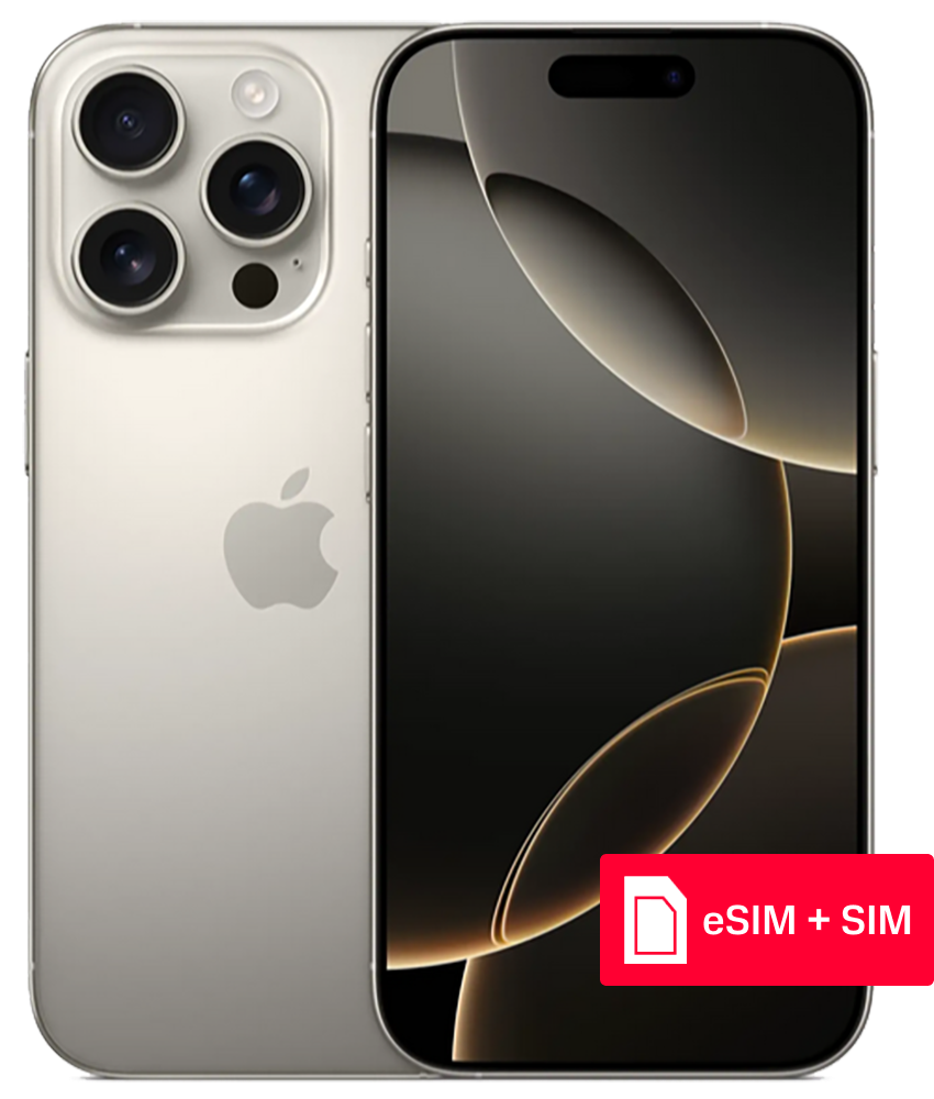 Смартфон Apple iPhone 16 Pro 128Gb eSIM + SIM Natural Titanium: купить ...