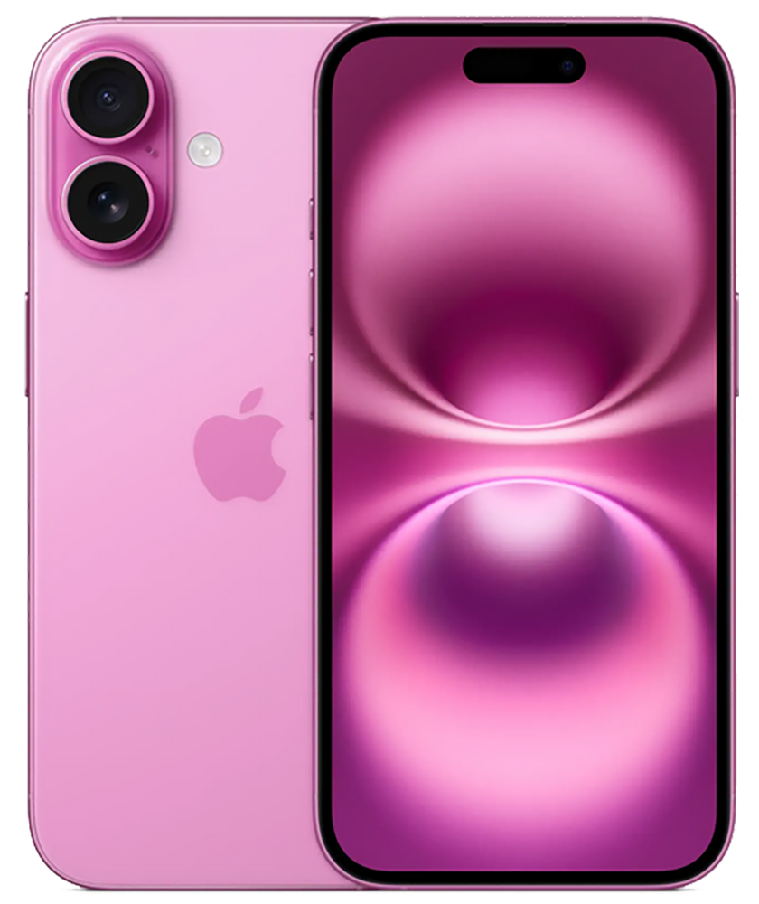 Смартфон Apple iPhone 16 128Gb eSIM + SIM Розовый. Смартфон Apple ...