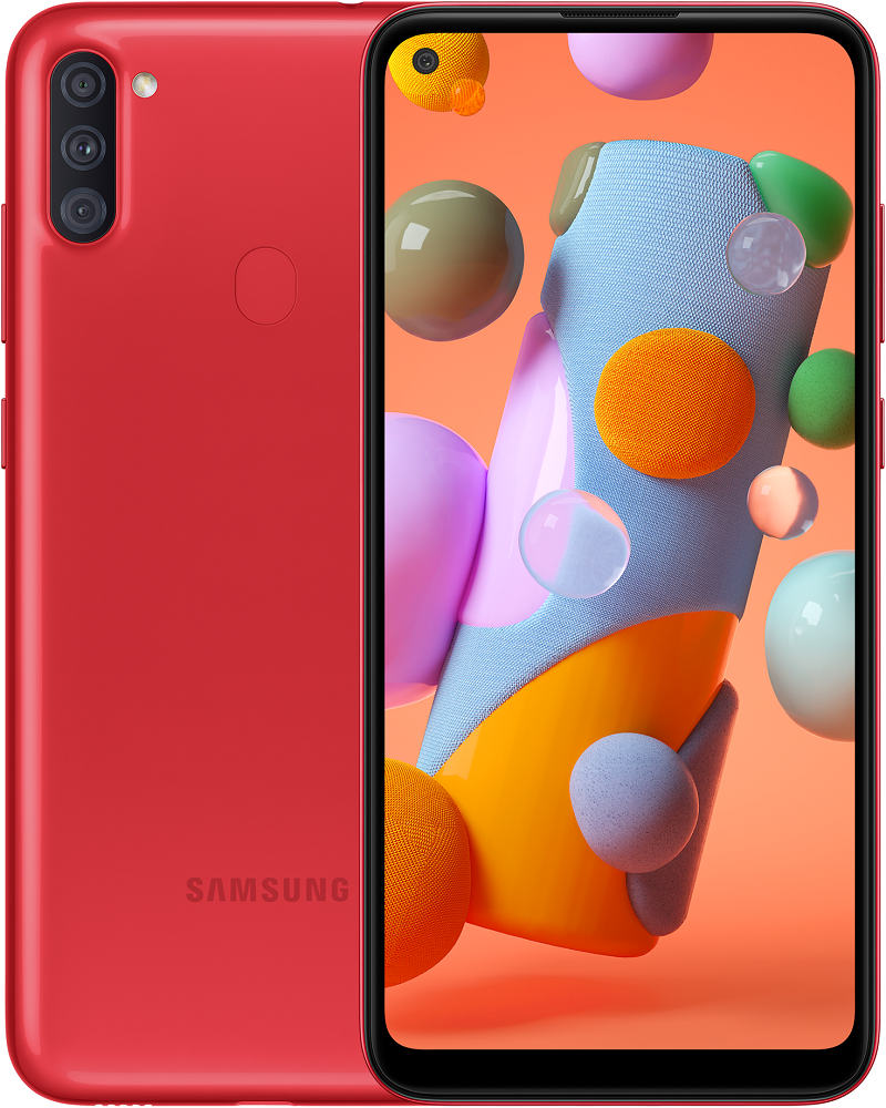 Смартфон Samsung Galaxy A11 2/32 Gb Red: купить по цене 5 990 рублей в  интернет магазине МТС