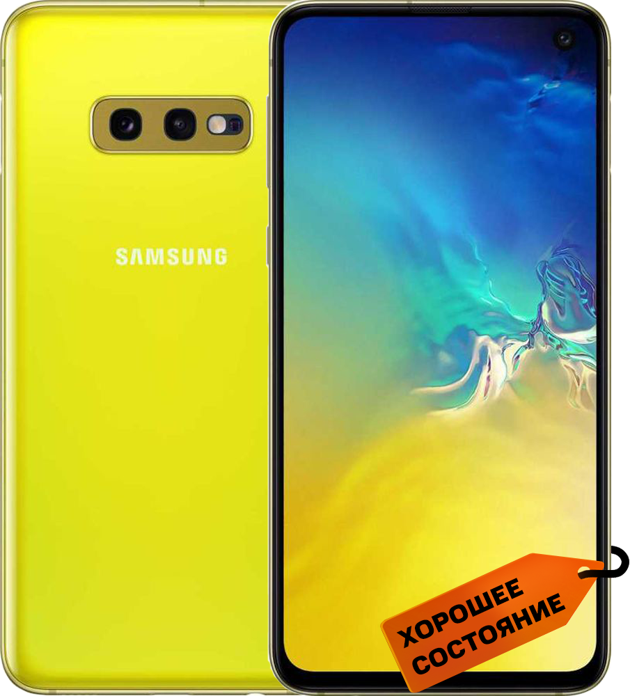 Смартфон Samsung Galaxy S10e 6/128Gb Желтый «Хорошее состояние»:  технические характеристики и описание – Интернет – магазин МТС