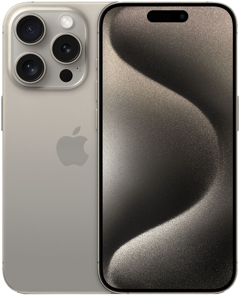 Смартфон Apple iPhone 15 Pro 128Gb eSIM + SIM Натуральный титан ...