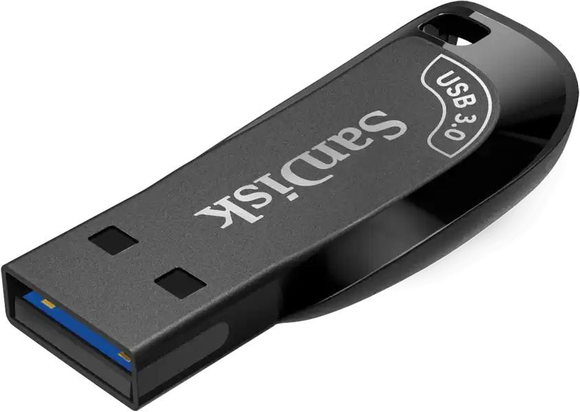 USB Flash SanDisk Ultra Shift 64Gb USB 3.0 Черный: купить по цене 790 ...