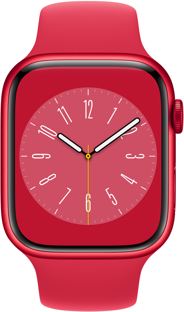 Часы Apple Watch Series 8 GPS 45мм корпус из алюминия Красные ...