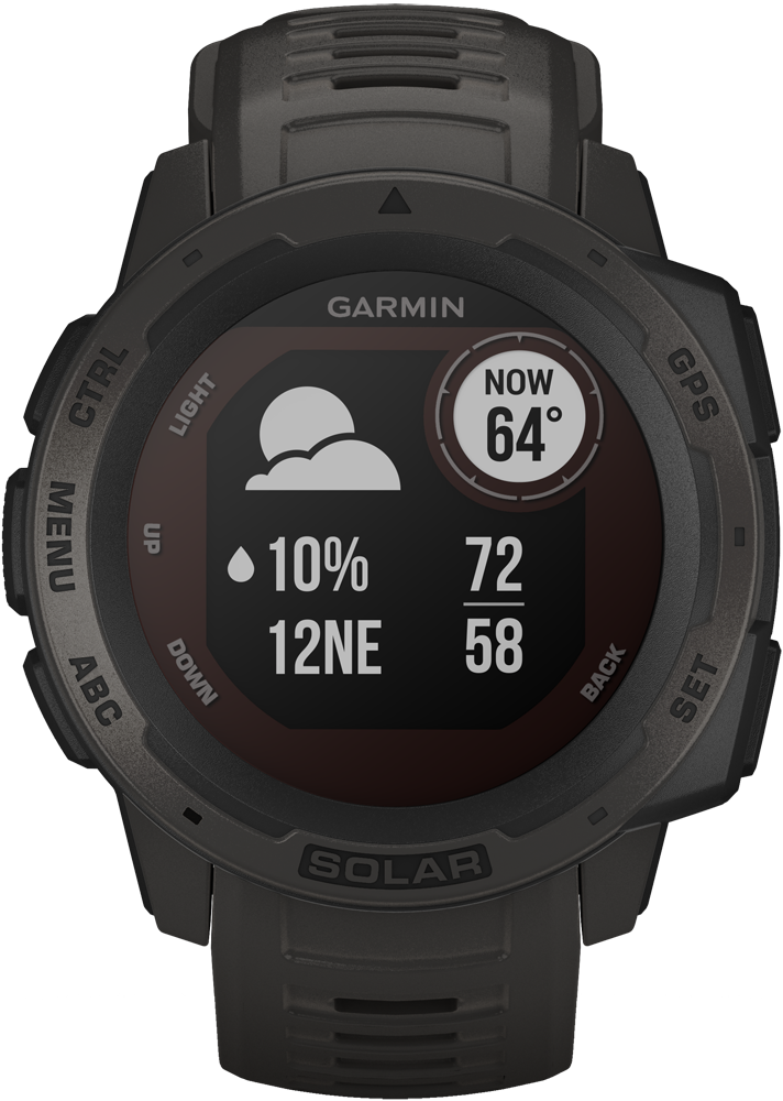 Часы Garmin Instinct Solar Graphite Black: купить по выгодной цене в ...