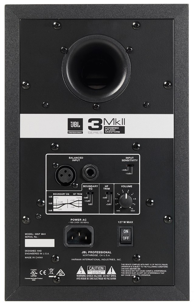 Акустический монитор JBL Professional 305P MKII Black (305PMKII-EU ...