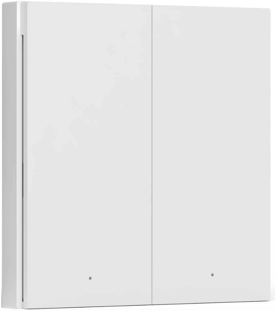 Умный выключатель Aqara Wireless Remote Switch H1 двухклавишный Белый ...