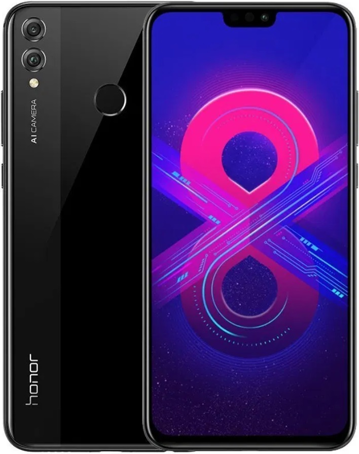 Смартфон Honor 8X 4/128Gb Black: купить по цене 9 490 рублей в интернет ...