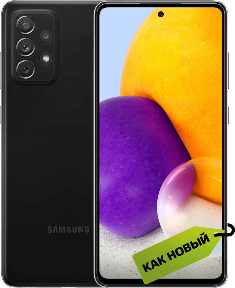 Смартфон Samsung Galaxy A72 6/128Gb Чёрный «Как новый»: купить по цене 25  990 рублей в интернет магазине МТС