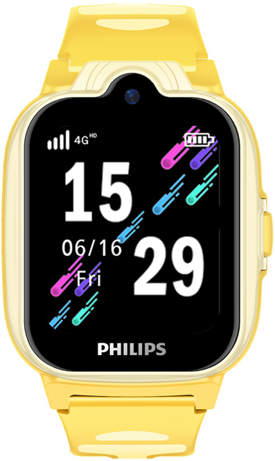 Детские часы Philips 4G W6610 Желтые: купить по выгодной цене в ...