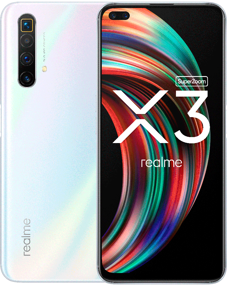 Смартфон realme X3 Superzoom 12/256Gb Arctic White: технические  характеристики и описание – Интернет – магазин МТС