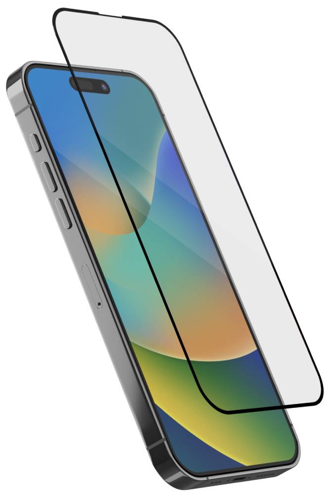 Стекло защитное uBear Extreme Nano Shield для iPhone 15 алюмосиликатное ...