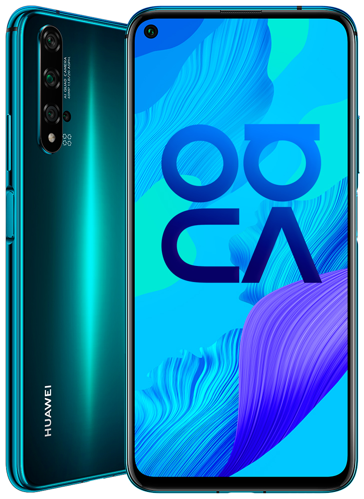 Смартфон HUAWEI nova 5T 6/128Gb Green: купить по цене 2 990 рублей в ...