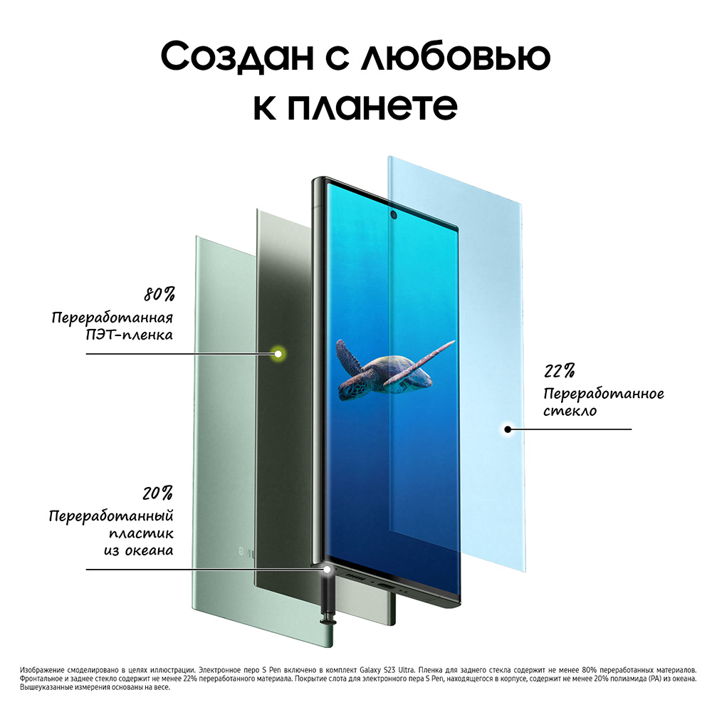 Смартфон Samsung Galaxy S23 Ultra 5G 12Gb/1Tb Зеленый: купить по цене ...
