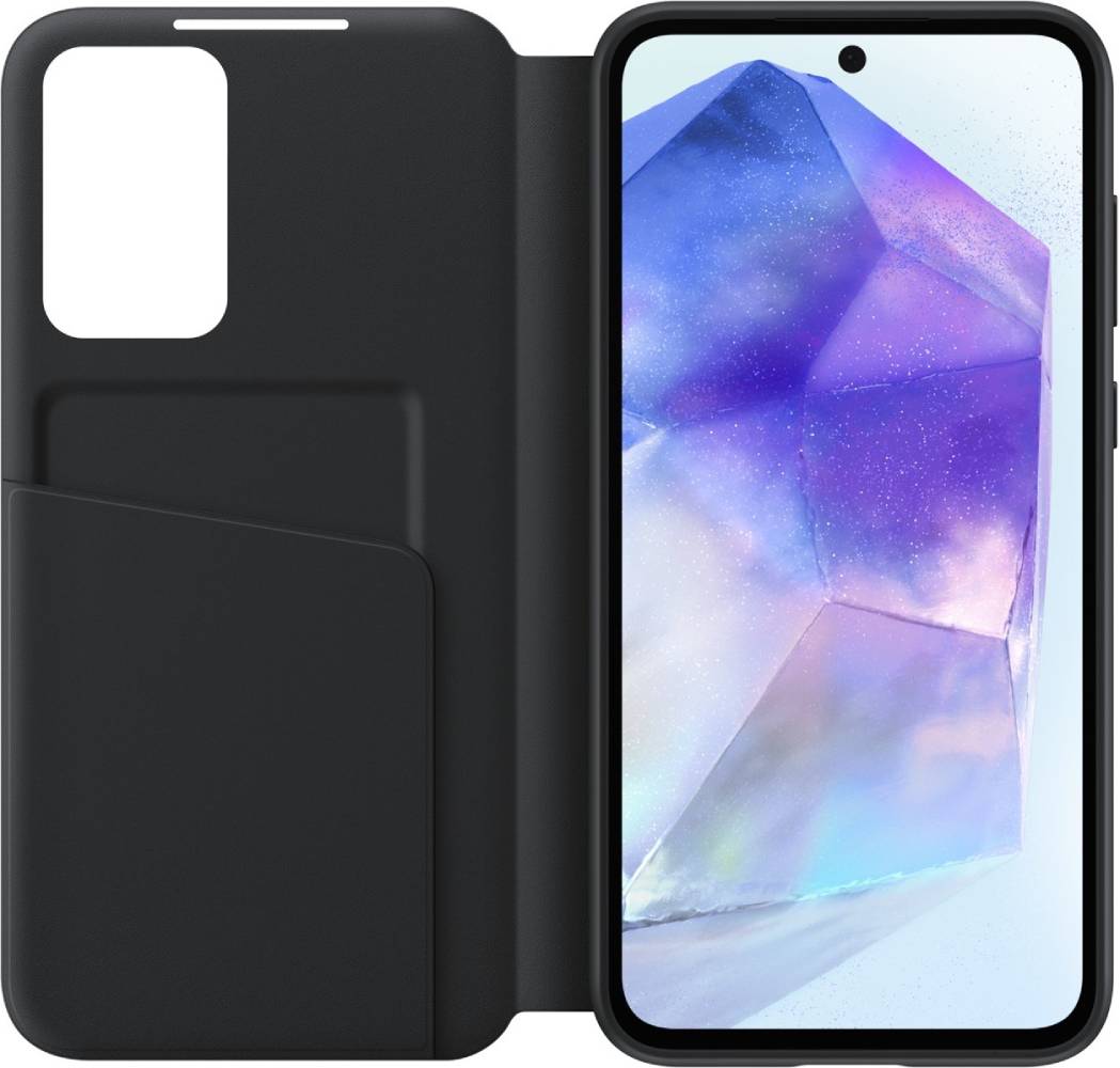 Чехол-книжка Samsung Smart View Wallet Case Galaxy A55 Чёрный  (EF-ZA556CBEGRU): купить по цене 5 290 рублей в интернет магазине МТС