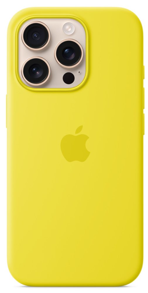 Чехол-накладка Apple iPhone 16 Pro Max Silicone Case MagSafe Желтый ...