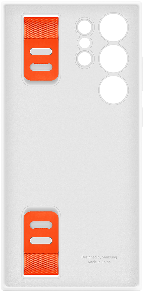 Чехол-накладка Samsung Galaxy S23 Ultra Silicone Grip Case белый (EF ...