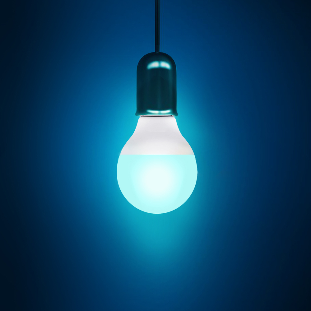 Умная лампочка HIPER Smart LED bulb IoT LED A1 RGB WiFi Е27 цветная ...