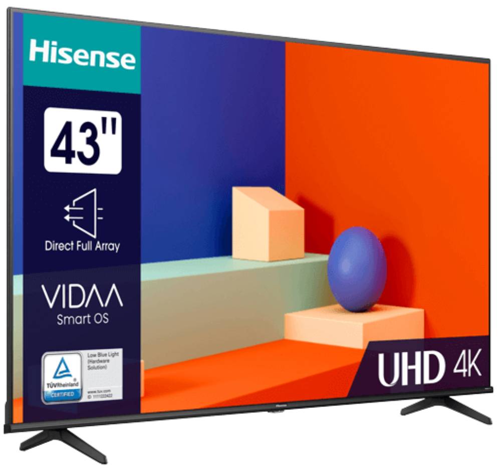 Телевизор Hisense 43" 43A6K Черный: купить по цене 23 990 рублей в ...