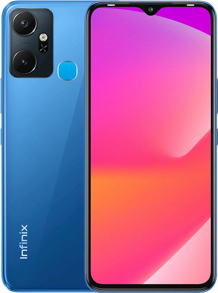 Смартфон Infinix SMART 6 Plus 3/64Gb Синий: купить по цене 1 990 рублей ...