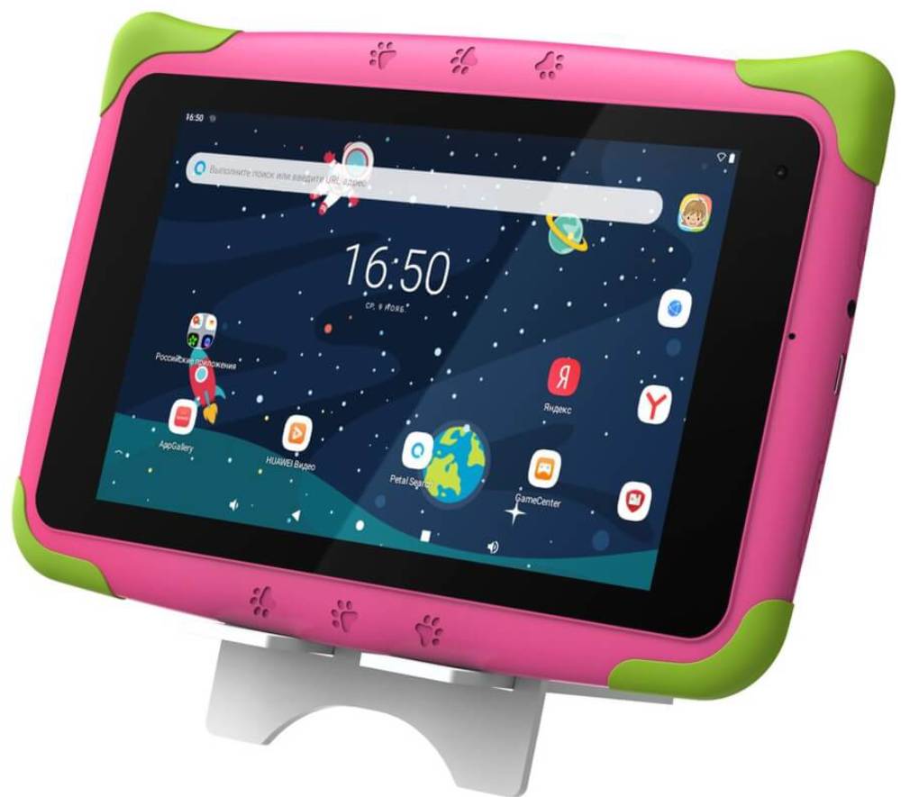 Планшет TopDevice Kids Tablet K7 7.0" 2/16Гб WiFi Розовый: купить по  цене 5 490 рублей в интернет магазине МТС