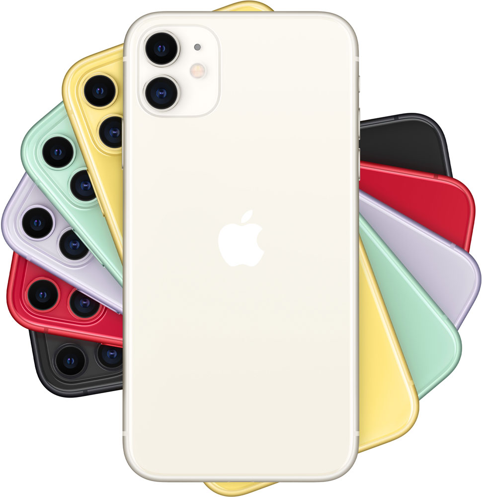 Смартфон Apple iPhone 11 (новая комплектация) 64Gb Белый: купить по цене 49  990 рублей в интернет магазине МТС