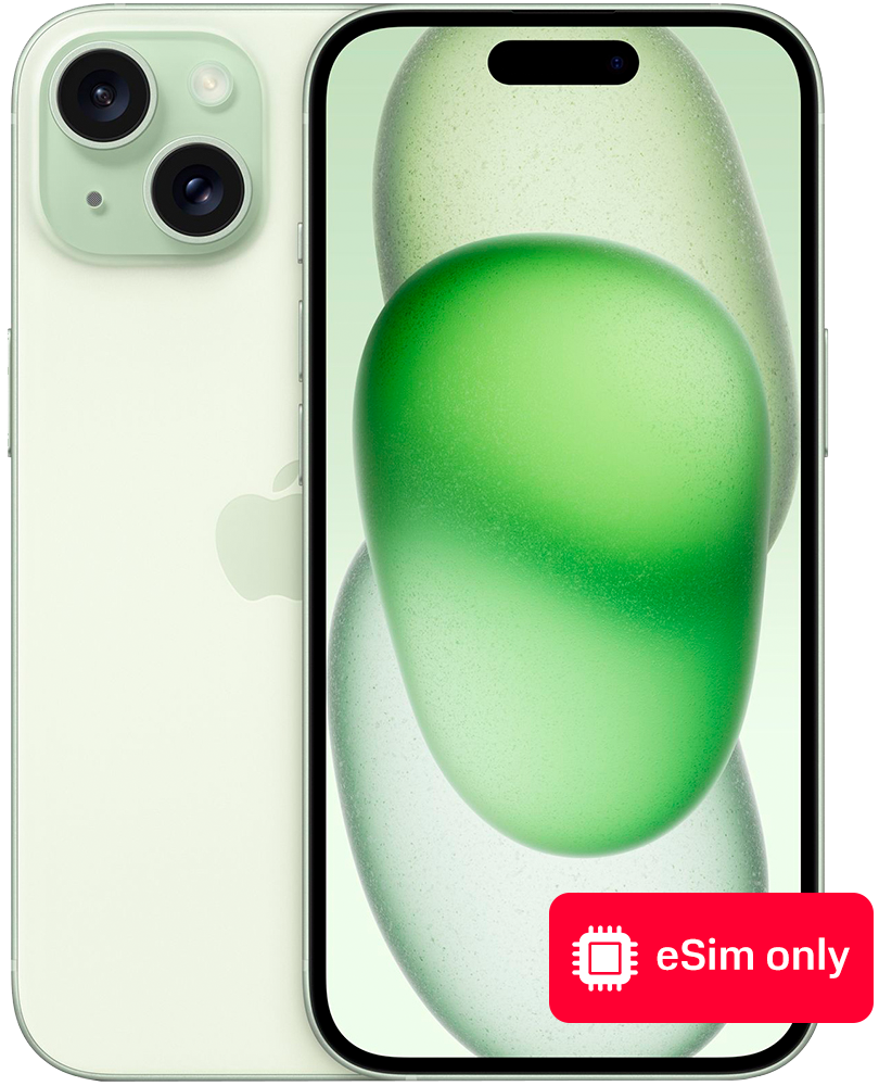 Отзывы на Смартфон Apple iPhone 15 128Gb eSIM only Зеленый -  Интернет-Магазин МТС