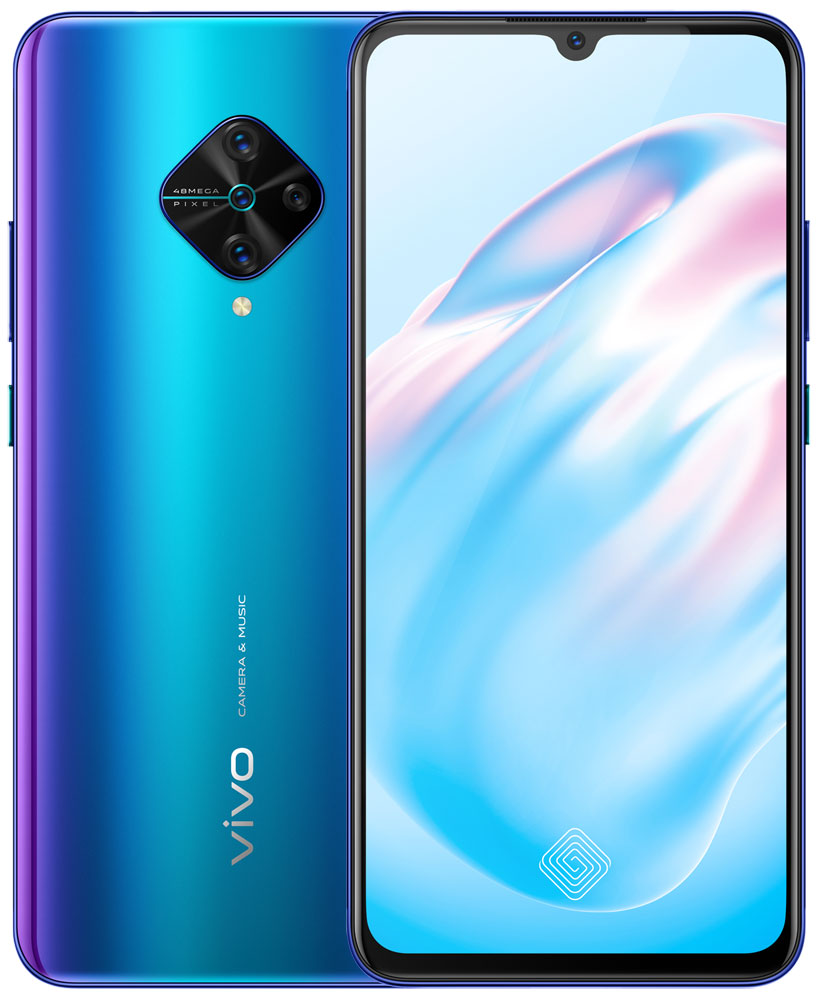 Смартфон Vivo V17 8/128Gb Nebula Blue: технические характеристики и  описание – Интернет – магазин МТС