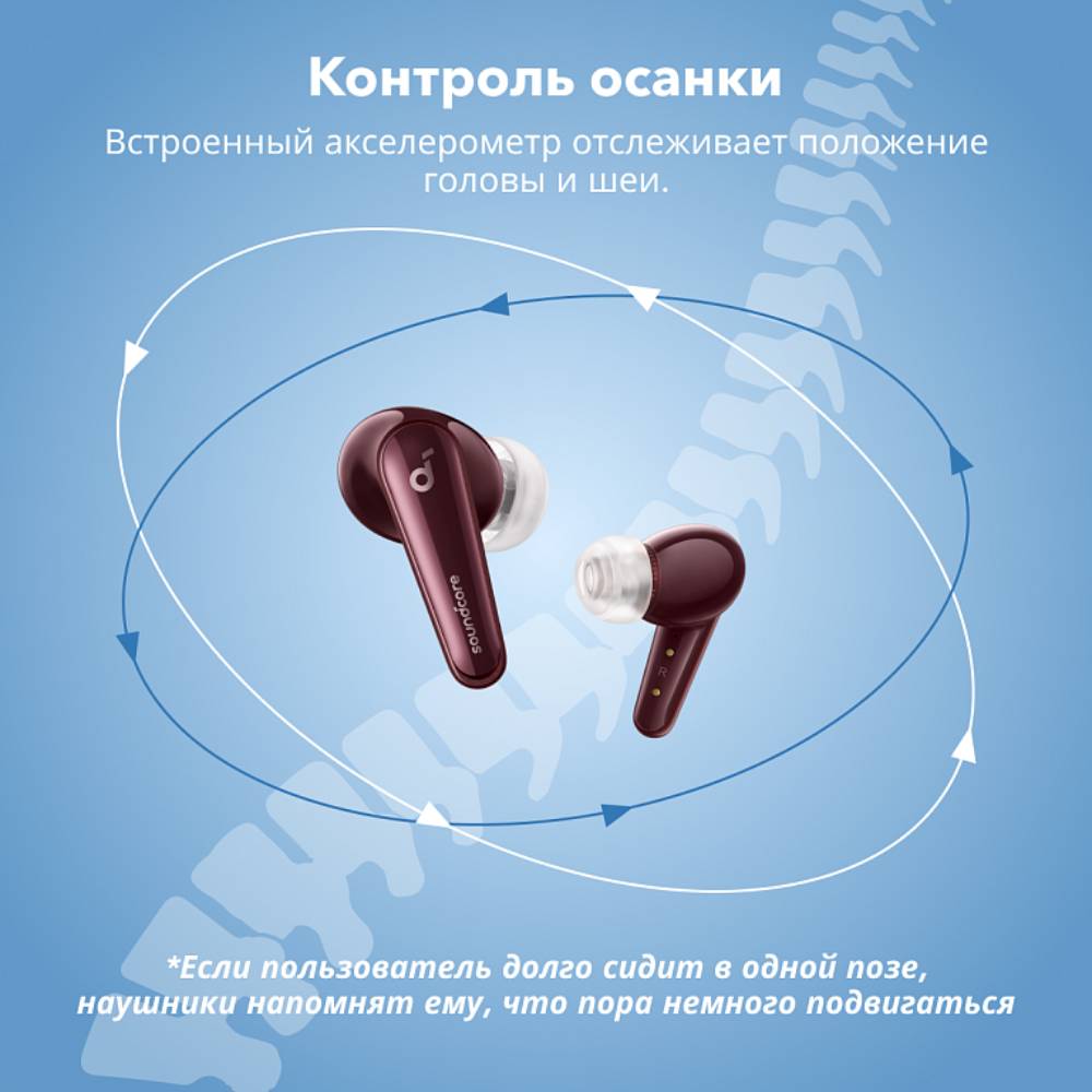 Беспроводные наушники Anker Liberty 4 Коричневые: купить по выгодной ...