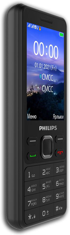 Мобильный телефон Philips Xenium E185 Черный «Как новый»: технические ...
