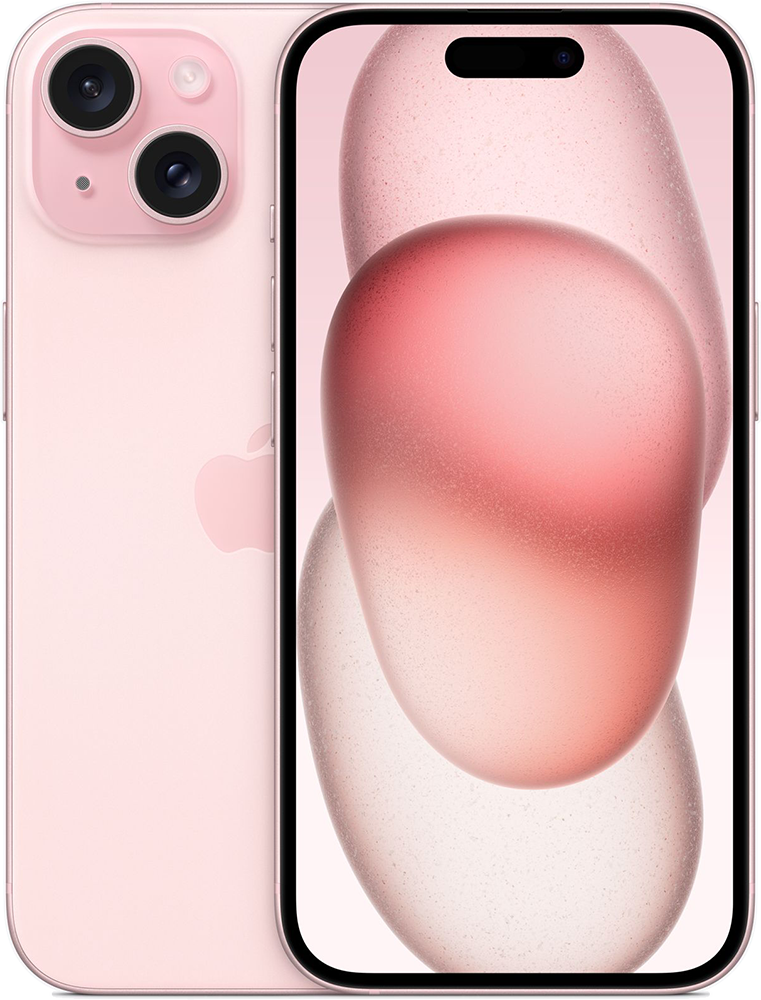 Смартфон Apple iPhone 15 128Gb SIM + SIM Розовый: купить по выгодной ...