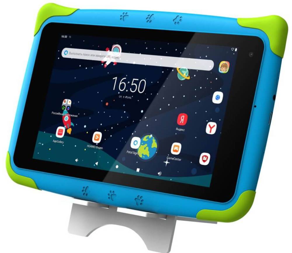Планшет TopDevice Kids Tablet K7 7.0" 2/16Гб WiFi Голубой: купить по  цене 6 990 рублей в интернет магазине МТС