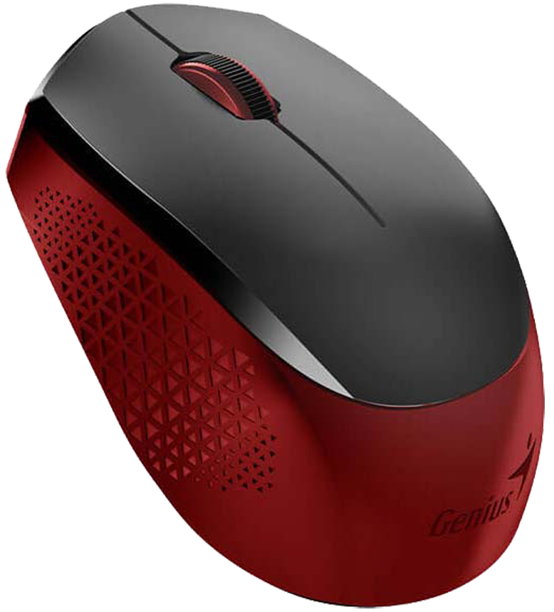 Мышь беспроводная Genius NX-8000S бесшумная Красная/Черный: купить по ...