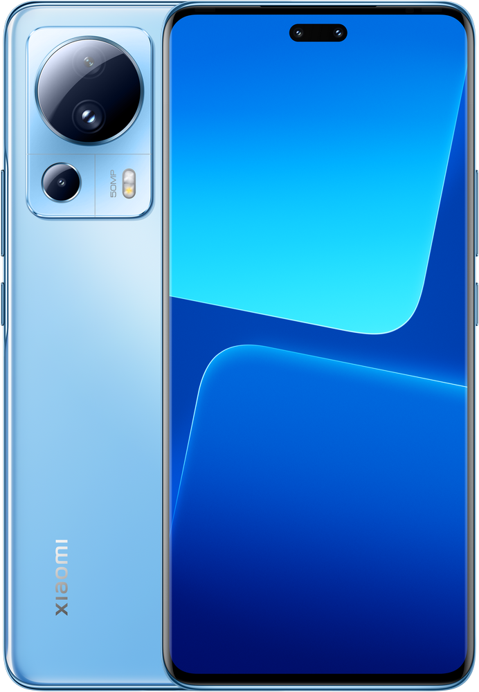 Нежно голубой фон на телефон
