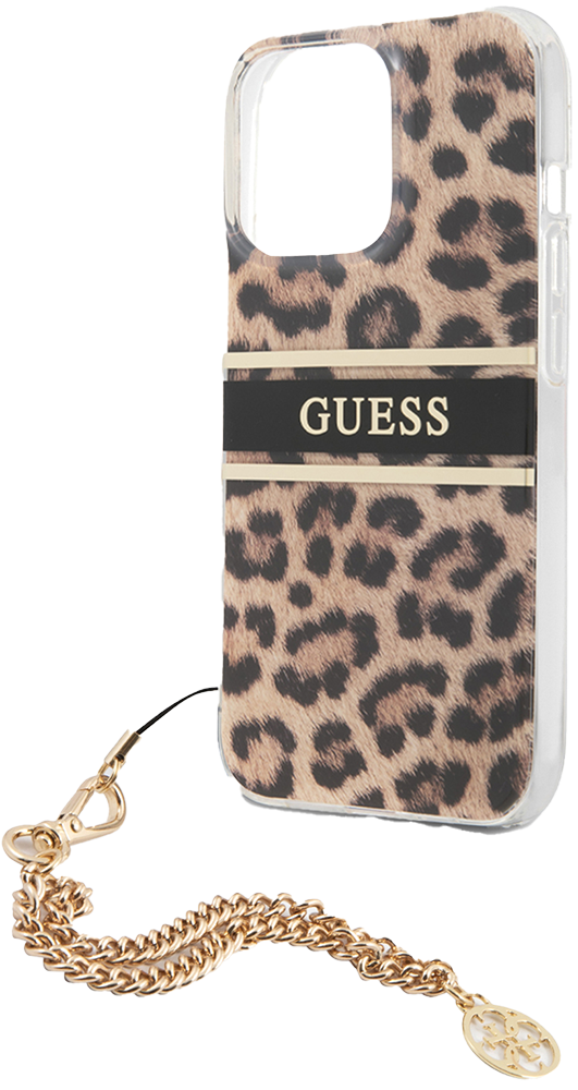 Чехол-накладка Guess для iPhone 13 Pro Max PC|TPU Hard+Gold charm ...